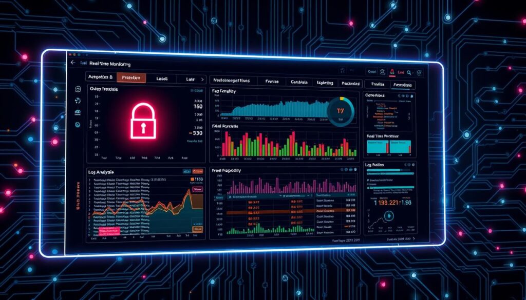 מעקב אחר חומת אש וניתוח יומנים